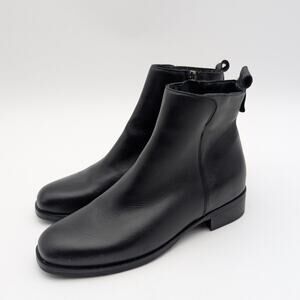 La Canadienne Sawyer Ankle Boots Booties Women’s Black Leather Size US6M EU36.5